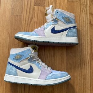 Jordan 1 Zoom Air CMFT - Celestine Blue - Like New - 9.5 - No Box